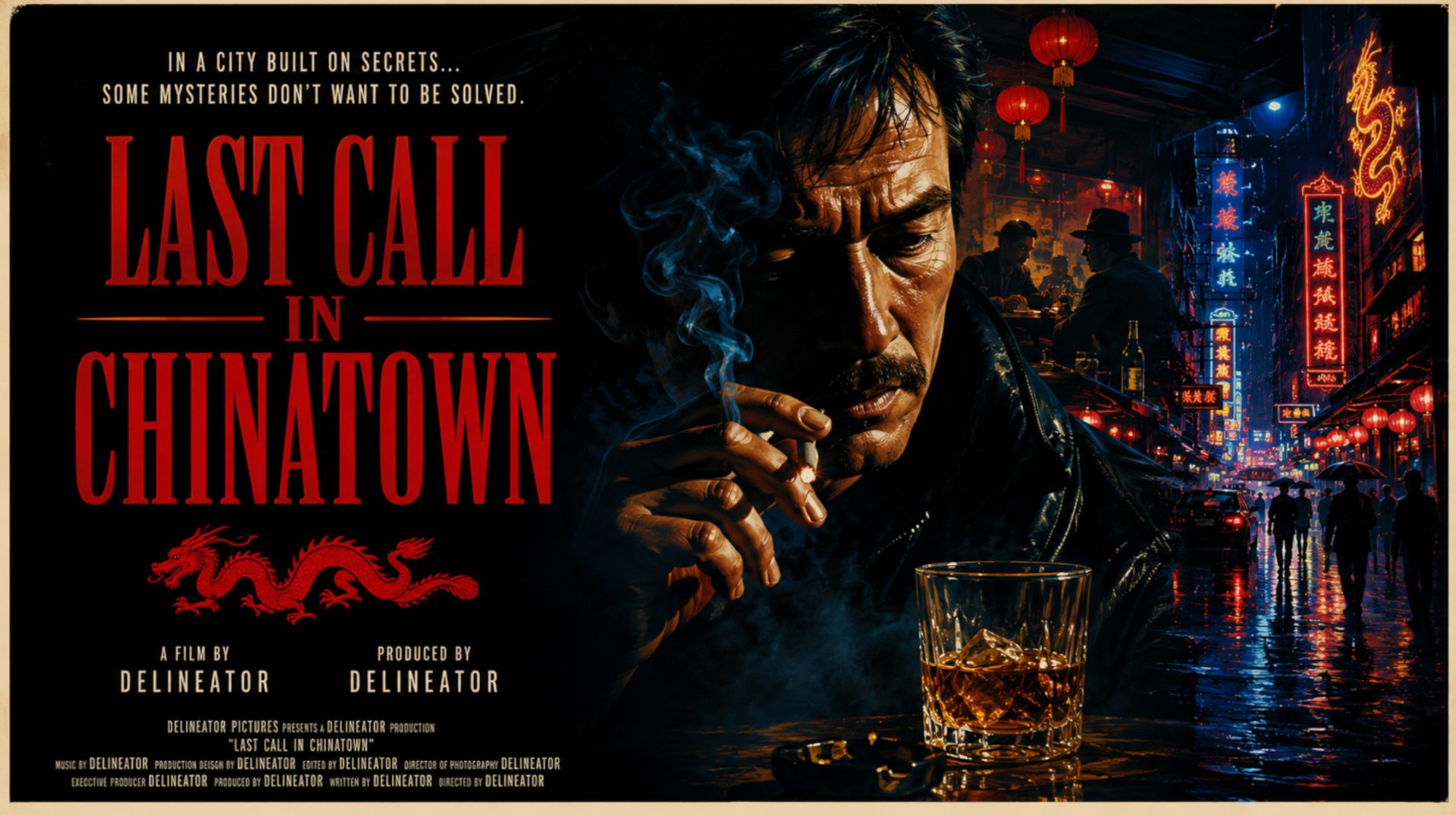 Last Call in Chinatown — teaser one-sheet
